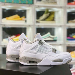 Air Jordan 4 Retro "Taupe Haze" AJ4 Generation Middle Cut Retro Casual Sports